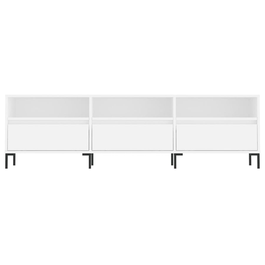 Tv-Meubel 50X30X44,5 Cm Bewerkt Hout Wit