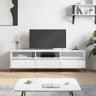 TV unit 150x30x44.5 cm engineered wood white