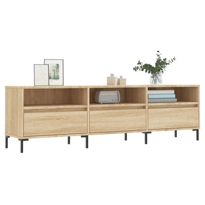 Tv-Meubel 50X30X44,5 Cm Bewerkt Hout Kleurig Sonoma eiken