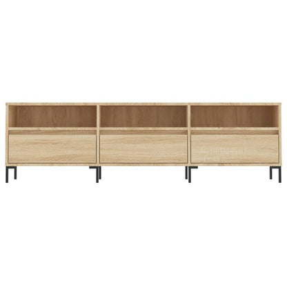 Tv-Meubel 50X30X44,5 Cm Bewerkt Hout Kleurig Sonoma eiken