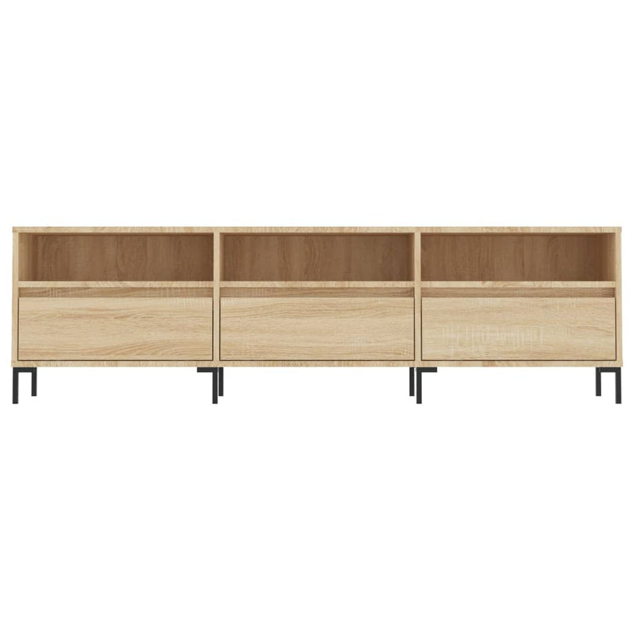 Tv-Meubel 50X30X44,5 Cm Bewerkt Hout Kleurig Sonoma eiken