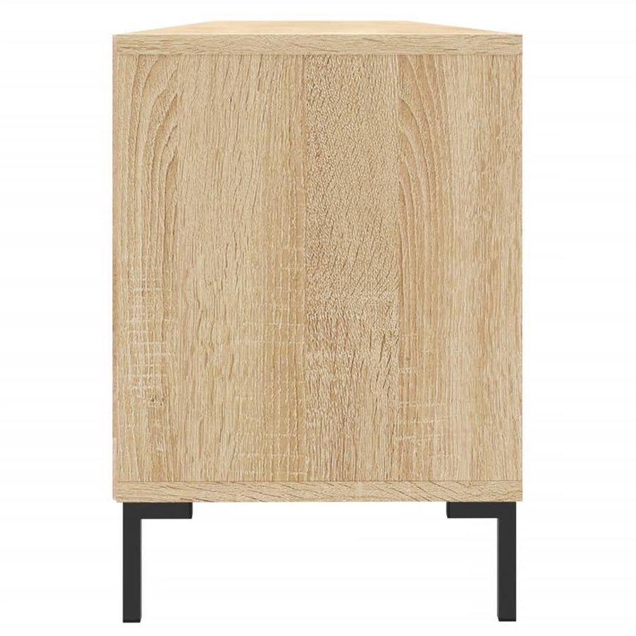 Tv-Meubel 50X30X44,5 Cm Bewerkt Hout Kleurig Sonoma eiken