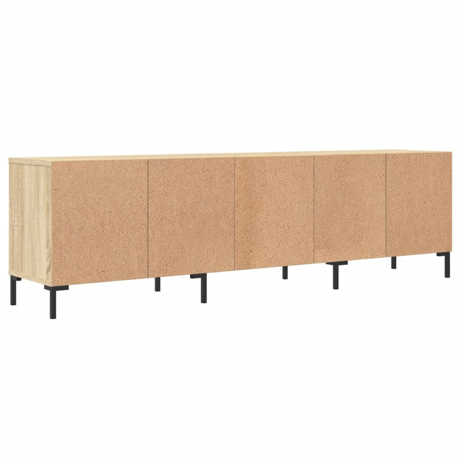 Tv-Meubel 50X30X44,5 Cm Bewerkt Hout Kleurig Sonoma eiken