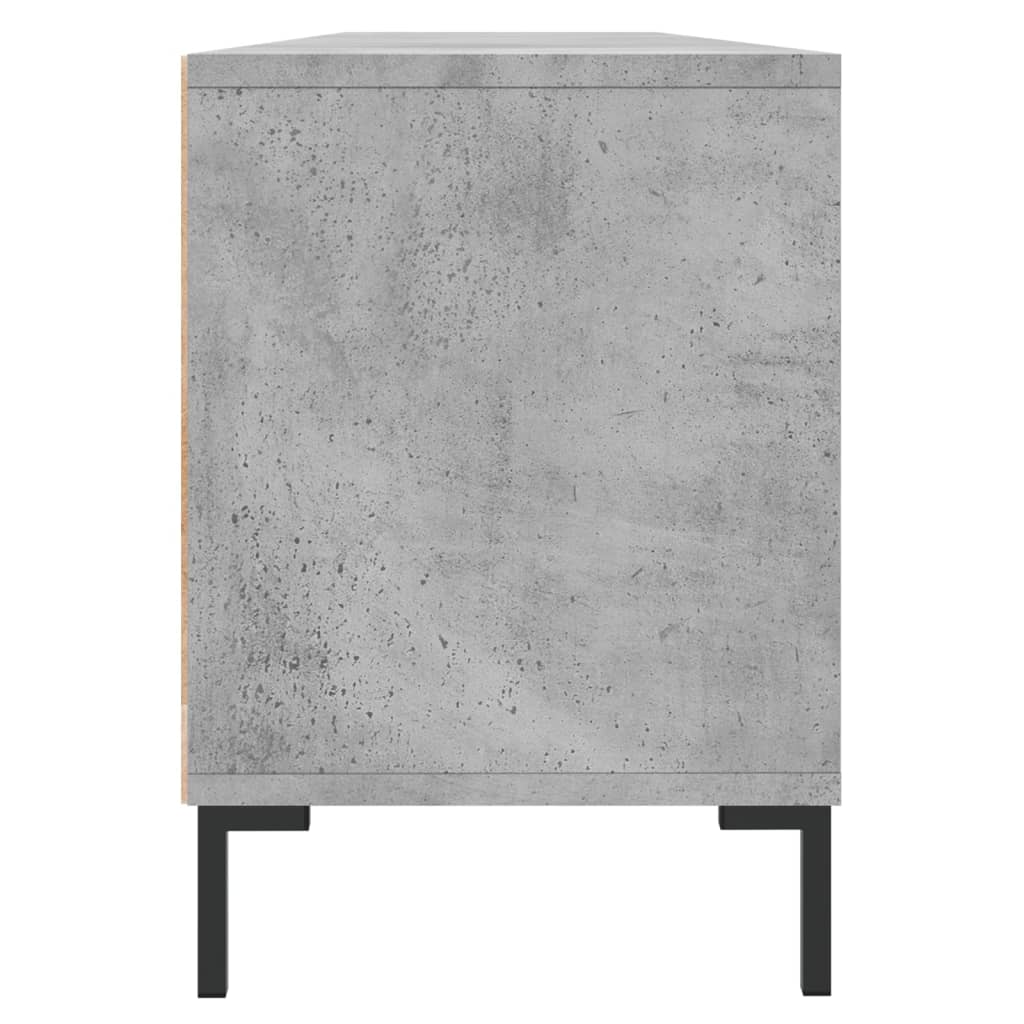 Tv-Meubel 50X30X44,5 Cm Bewerkt Hout Betongrijs