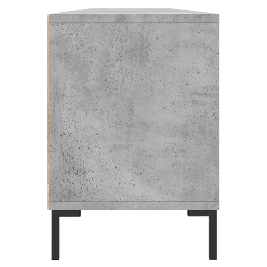 Tv-Meubel 50X30X44,5 Cm Bewerkt Hout Betongrijs