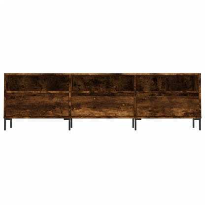 Tv-Meubel 50X30X44,5 Cm Bewerkt Hout Kleurig Gerookt eiken