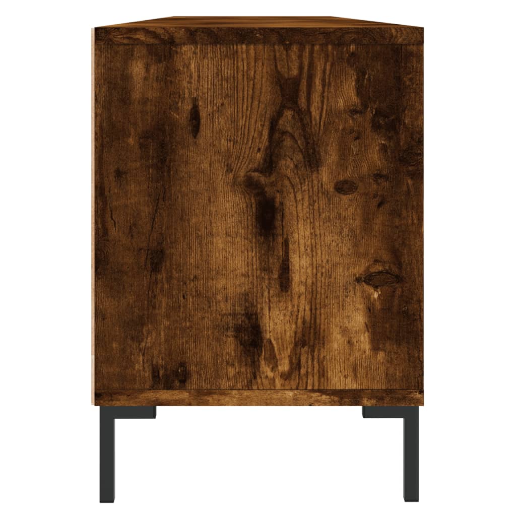 Tv-Meubel 50X30X44,5 Cm Bewerkt Hout Kleurig Gerookt eiken