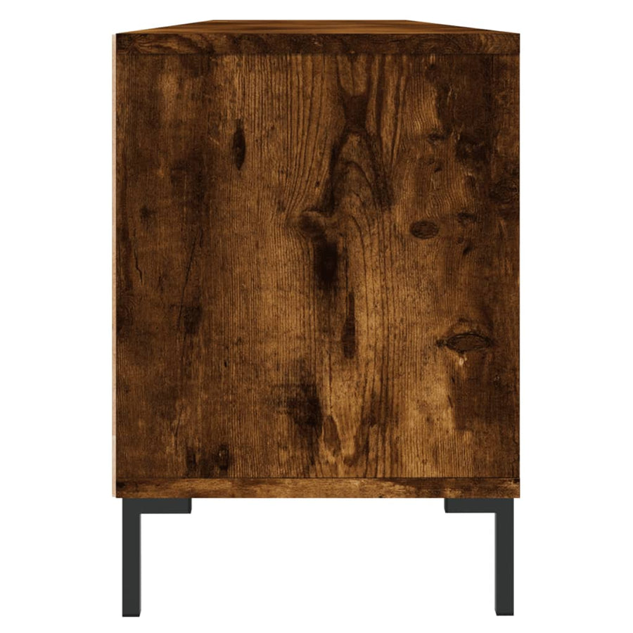 Tv-Meubel 50X30X44,5 Cm Bewerkt Hout Kleurig Gerookt eiken
