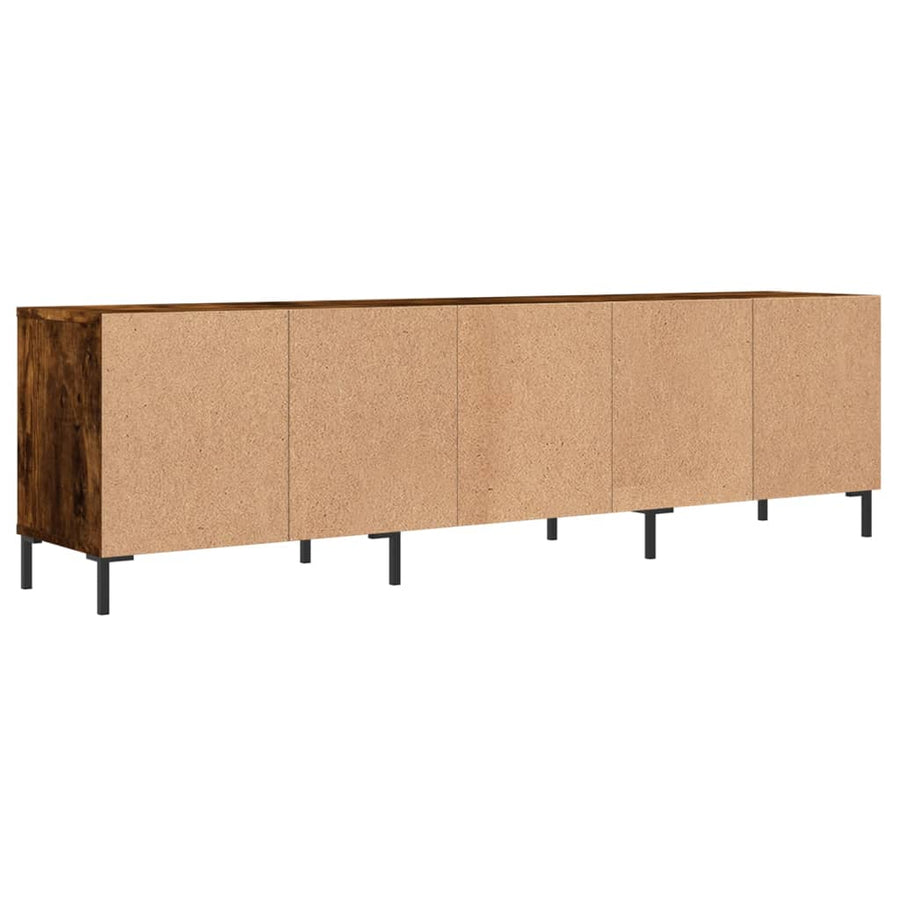 Tv-Meubel 50X30X44,5 Cm Bewerkt Hout Kleurig Gerookt eiken