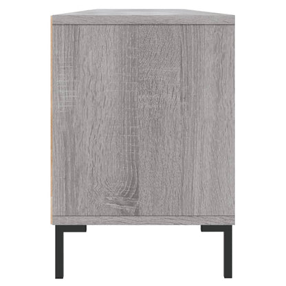 Tv-Meubel 50X30X44,5 Cm Bewerkt Hout Eikenkleurig Grijs sonoma