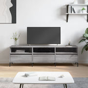 Tv-meubel 150x30x44,5 cm grijs sonoma eiken