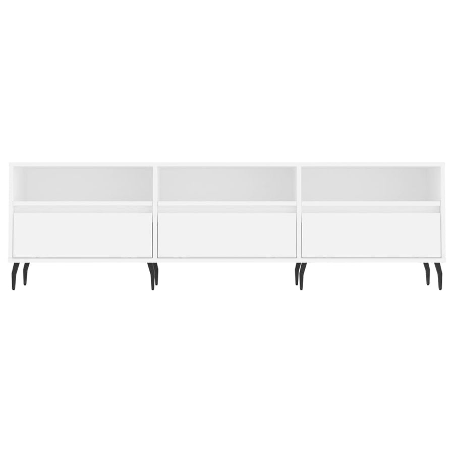 Tv-Meubel 50X30X44,5 Cm Bewerkt Hout Wit