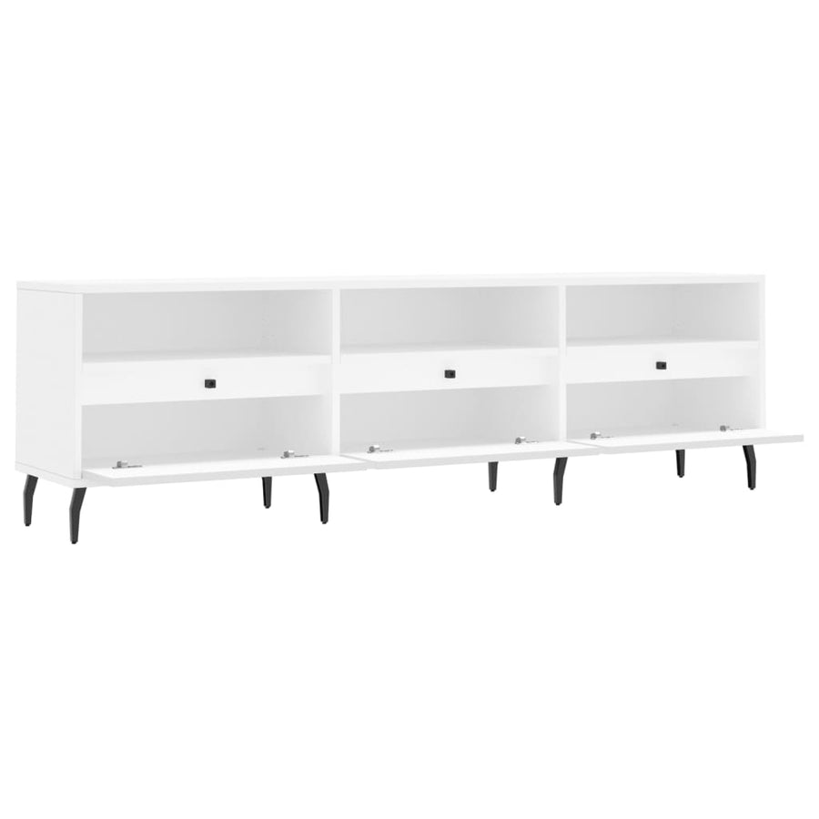 Tv-Meubel 50X30X44,5 Cm Bewerkt Hout Wit