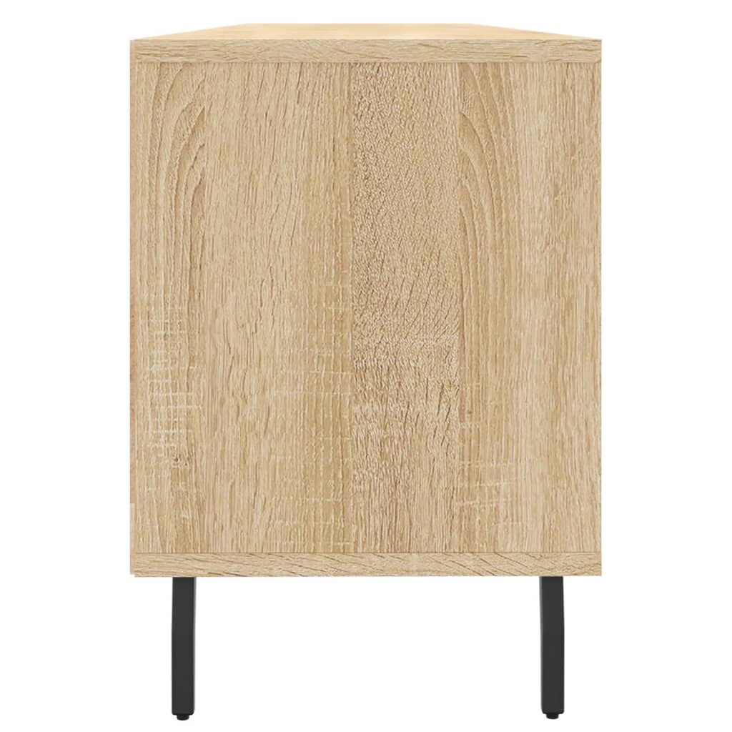 Tv-Meubel 50X30X44,5 Cm Bewerkt Hout Kleurig Sonoma eiken