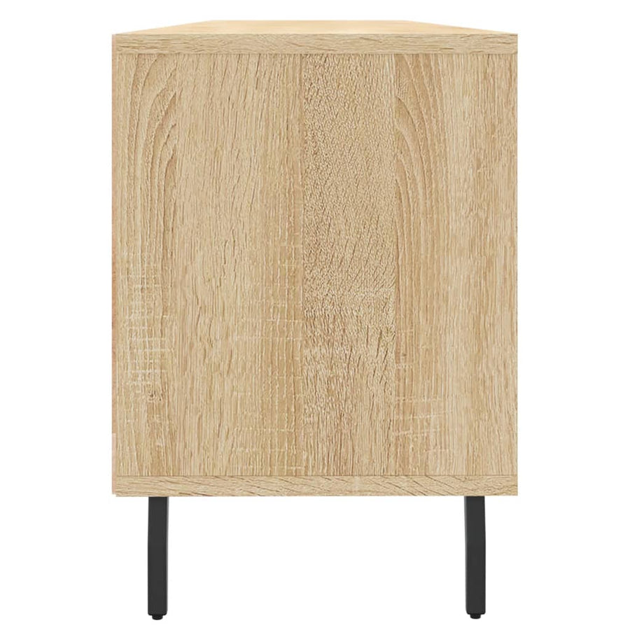 Tv-Meubel 50X30X44,5 Cm Bewerkt Hout Kleurig Sonoma eiken