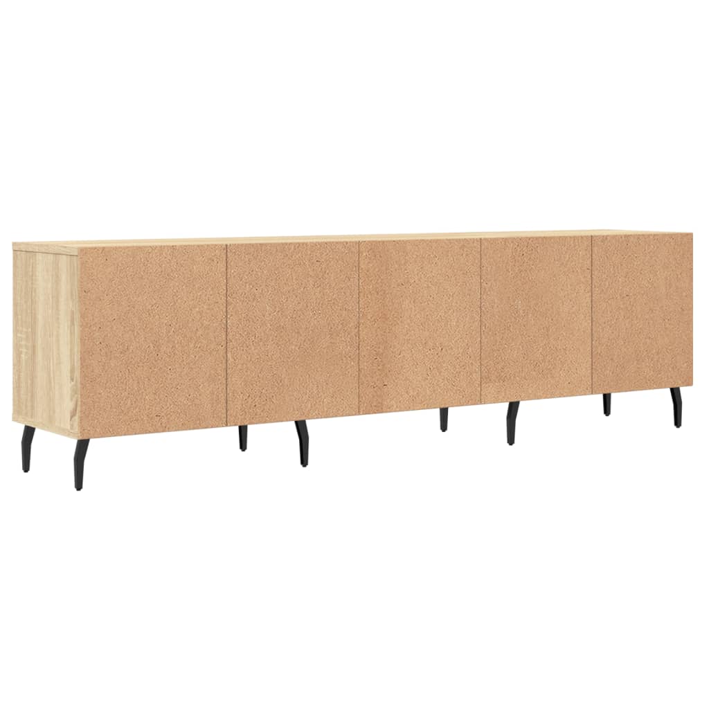 Tv-Meubel 50X30X44,5 Cm Bewerkt Hout Kleurig Sonoma eiken