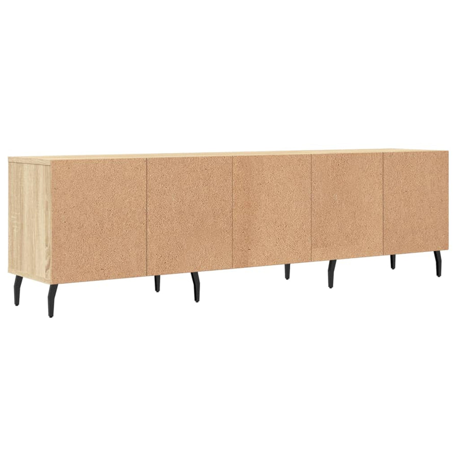 Tv-Meubel 50X30X44,5 Cm Bewerkt Hout Kleurig Sonoma eiken