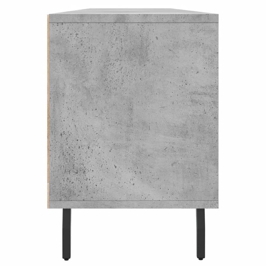 Tv-Meubel 50X30X44,5 Cm Bewerkt Hout Betongrijs