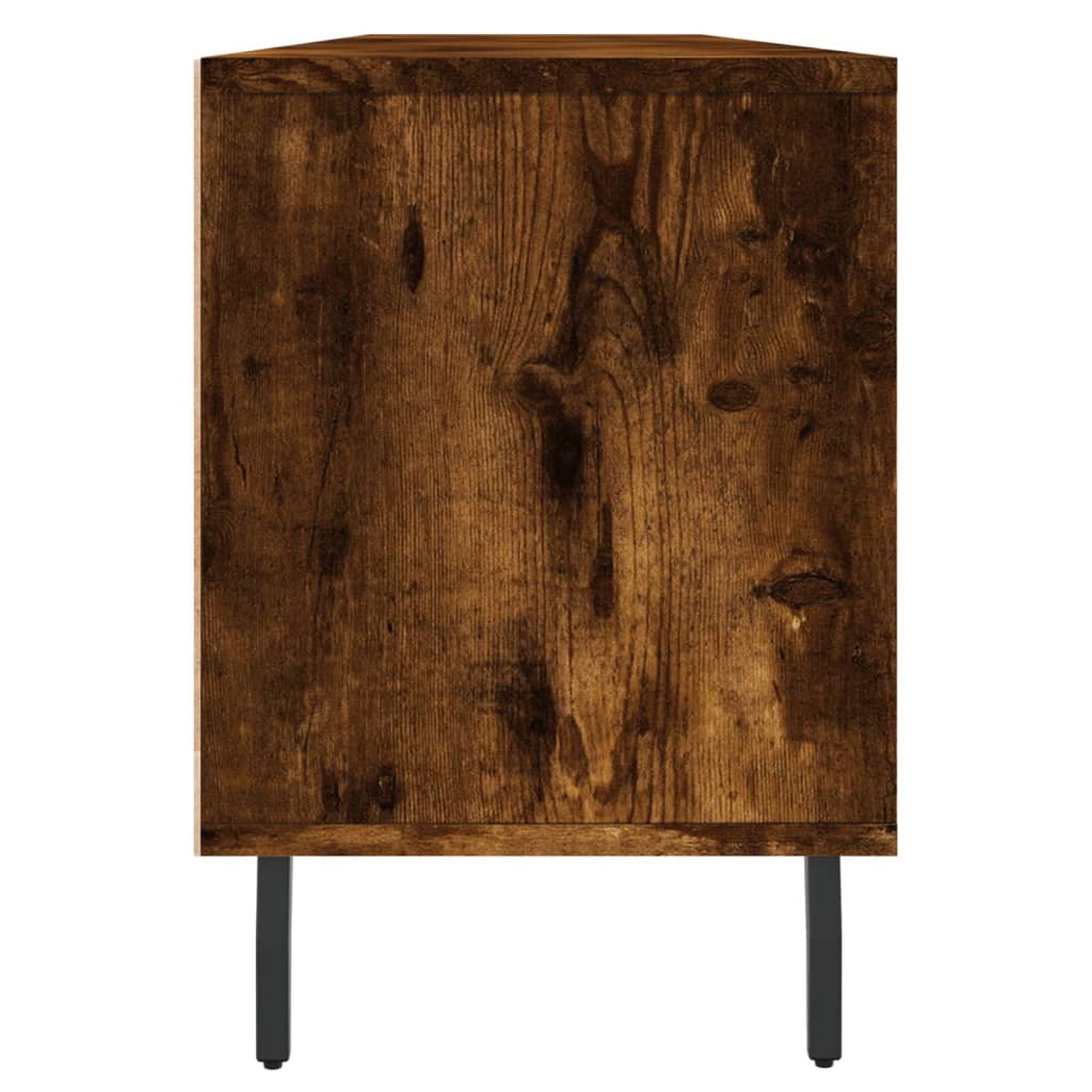 Tv-Meubel 50X30X44,5 Cm Bewerkt Hout Kleurig Gerookt eiken