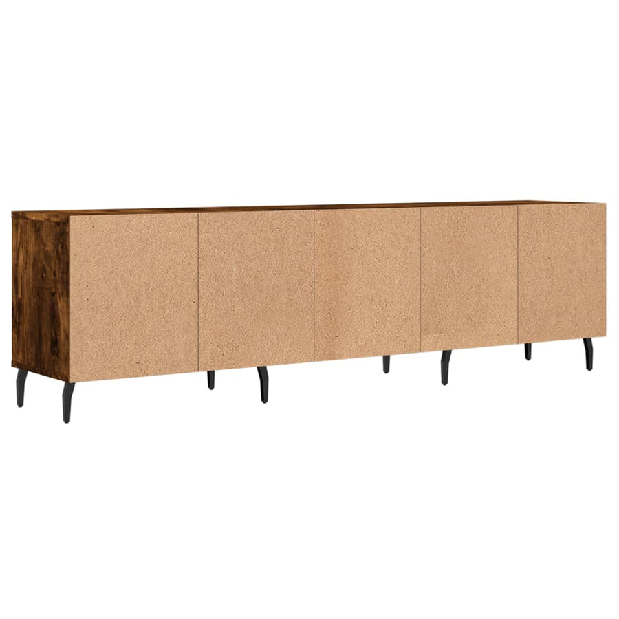 Tv-Meubel 50X30X44,5 Cm Bewerkt Hout Kleurig Gerookt eiken
