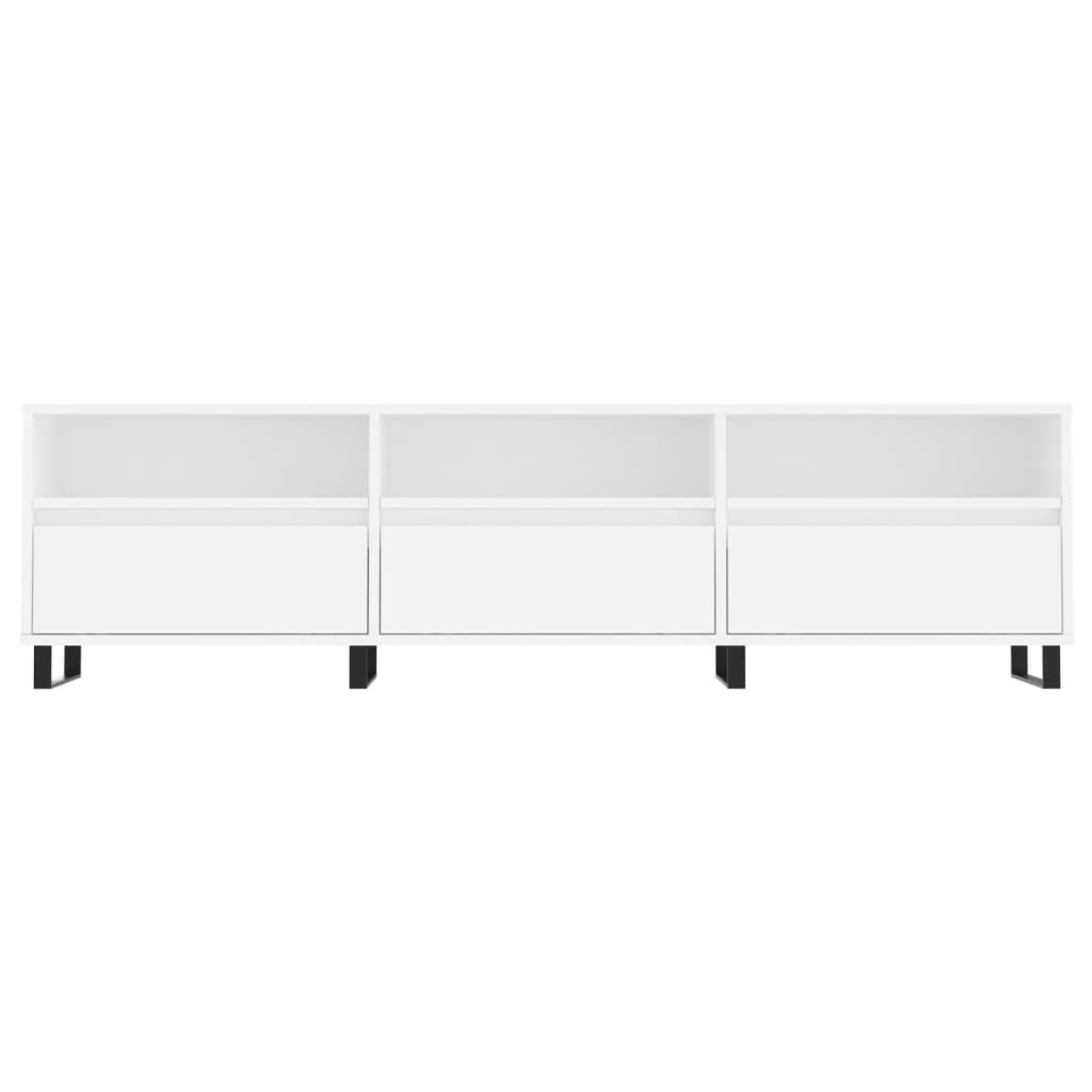 Tv-Meubel 50X30X44,5 Cm Bewerkt Hout Wit