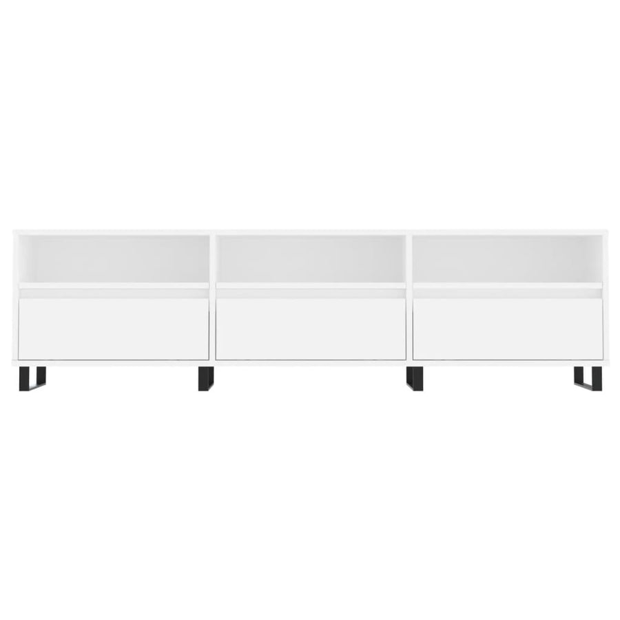 Tv-Meubel 50X30X44,5 Cm Bewerkt Hout Wit