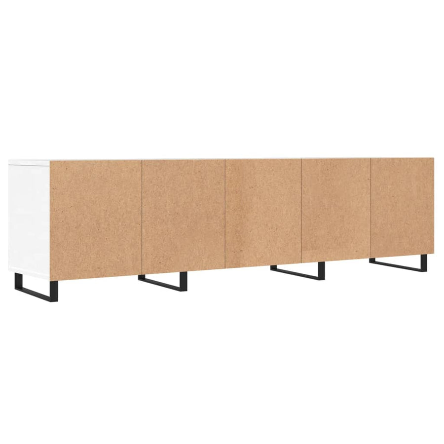 Tv-Meubel 50X30X44,5 Cm Bewerkt Hout Wit