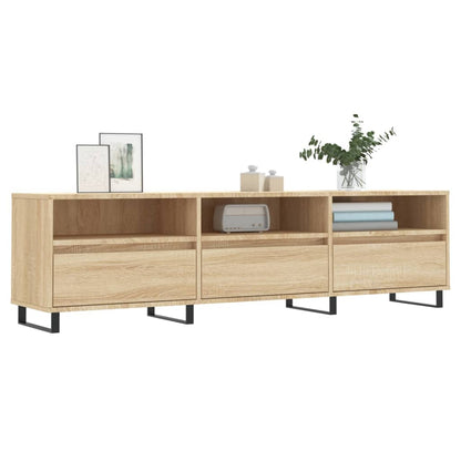 Tv-Meubel 50X30X44,5 Cm Bewerkt Hout Kleurig Sonoma eiken