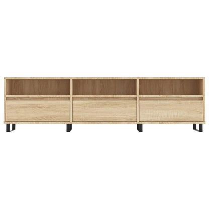 Tv-Meubel 50X30X44,5 Cm Bewerkt Hout Kleurig Sonoma eiken