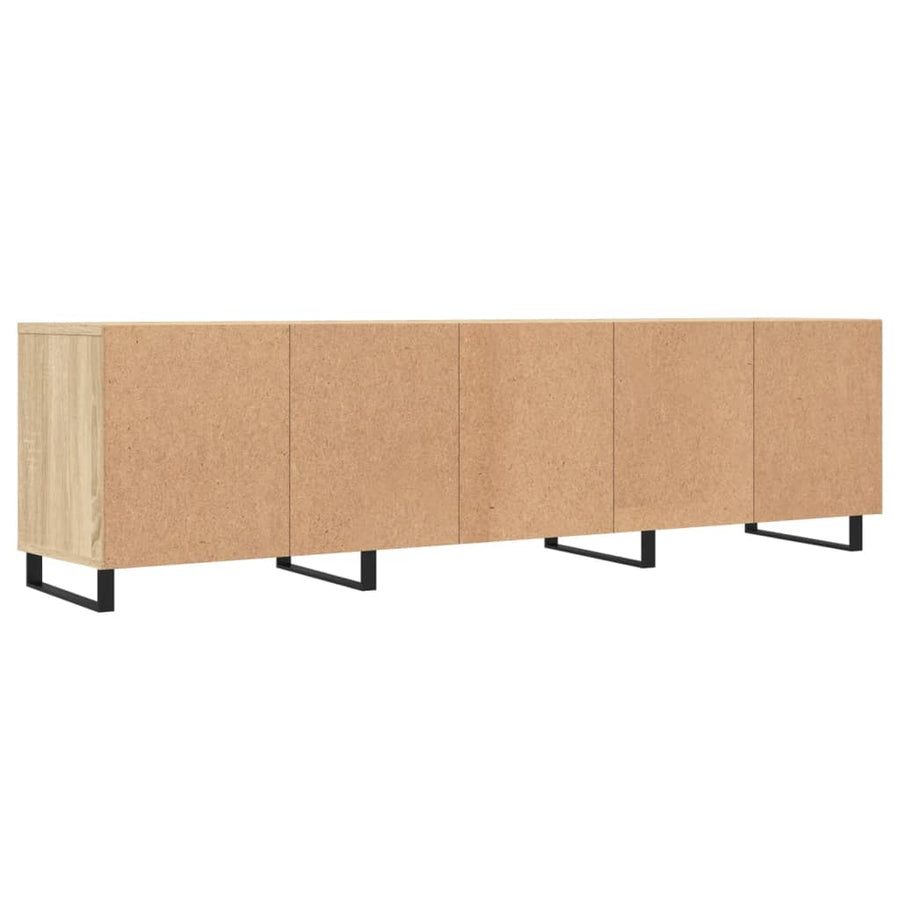 Tv-Meubel 50X30X44,5 Cm Bewerkt Hout Kleurig Sonoma eiken