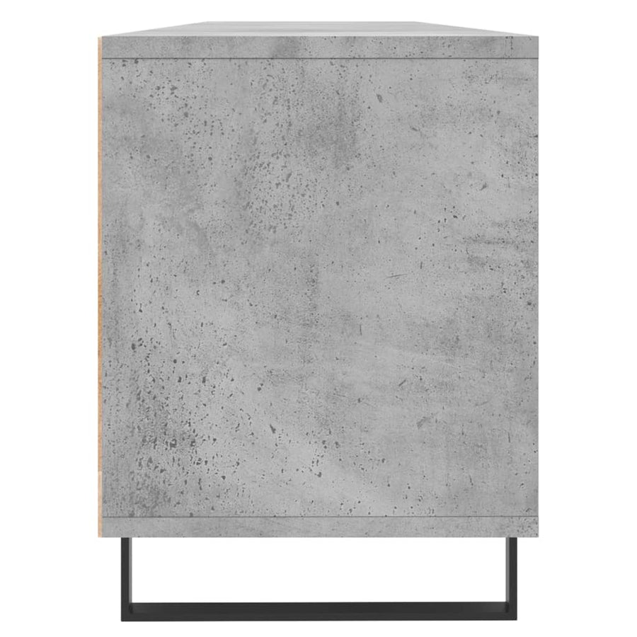 Tv-Meubel 50X30X44,5 Cm Bewerkt Hout Betongrijs