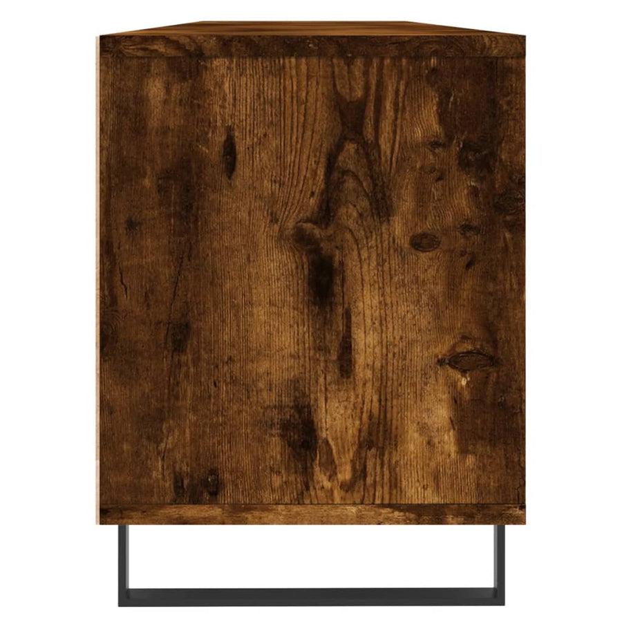 Tv-Meubel 50X30X44,5 Cm Bewerkt Hout Kleurig Gerookt eiken