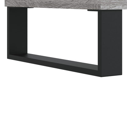 Tv-Meubel 50X30X44,5 Cm Bewerkt Hout Eikenkleurig Grijs sonoma