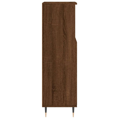Badkamerkast 30X30X00 Cm Bewerkt Hout bruin eikenkleur