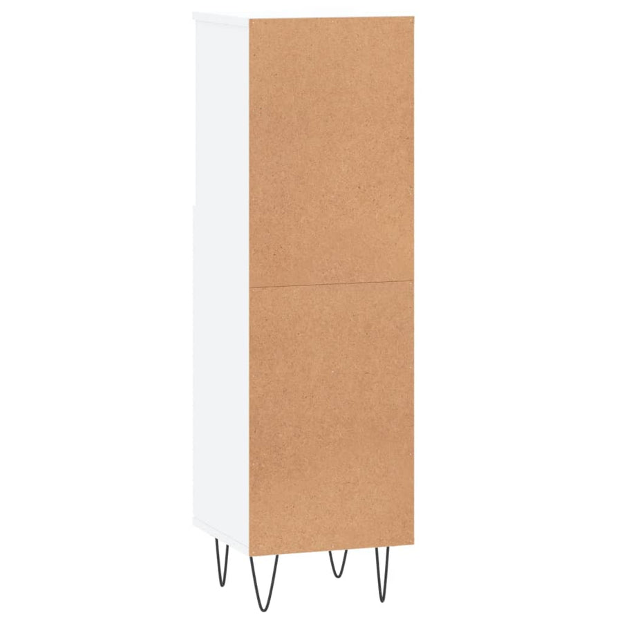 Badkamerkast 30X30X00 Cm Bewerkt Hout Wit