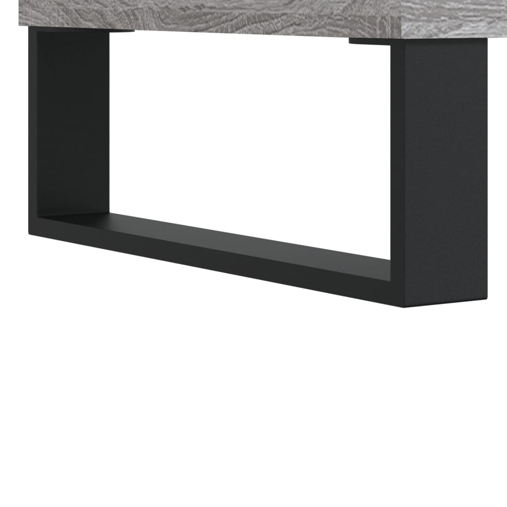 Badkamerkast 30X30X00 Cm Bewerkt Hout Eikenkleur Grijs sonoma