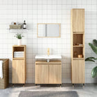 Bathroom cabinet 58x33x60 cm engineered wood Sonoma oak