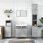 Bathroom cabinet 58x33x60 cm engineered wood concrete grey
