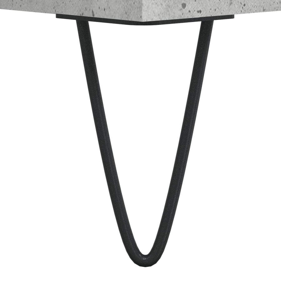 Badkamerkast 58X33X60 Cm Bewerkt Hout Betongrijs