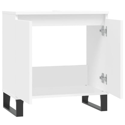 Badkamerkast 58X33X60 Cm Bewerkt Hout Wit