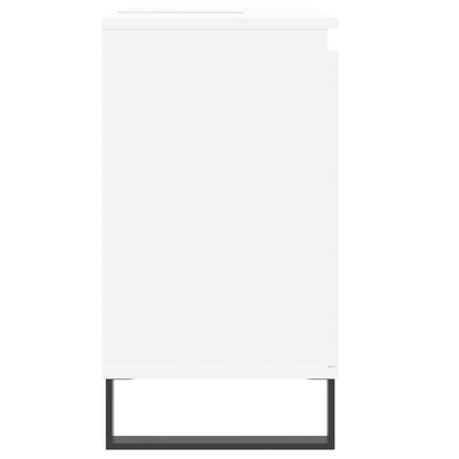 Badkamerkast 58X33X60 Cm Bewerkt Hout Wit