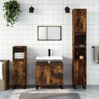 Bathroom Cabinet 65x33x60 cm Engineered Wood Smoked Oak