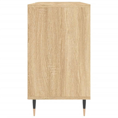 Badkamerkast 80X33X60 Cm Bewerkt Hout Kleurig Sonoma eiken