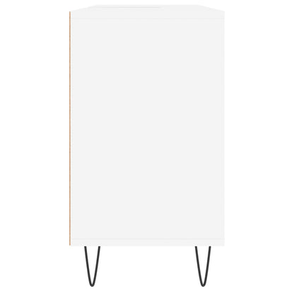 Badkamerkast 80X33X60 Cm Bewerkt Hout Wit