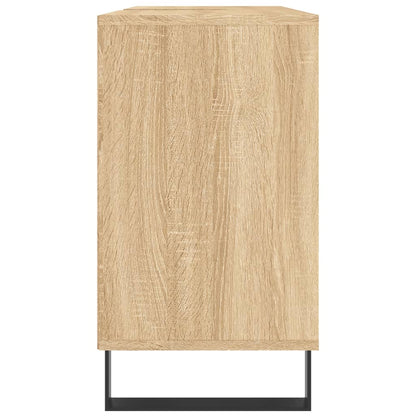 Badkamerkast 80X33X60 Cm Bewerkt Hout Kleurig Sonoma eiken