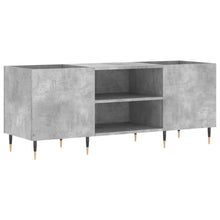 Platenkast 121X38X48 Cm Bewerkt Hout Betongrijs