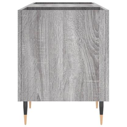 Platenkast 121X38X48 Cm Bewerkt Hout Grijs Sonoma Eikenkleurig