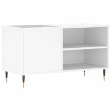 Platenkast 85X38X48 Cm Bewerkt Hout Wit 1