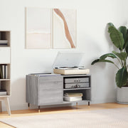 Record cabinet 85x38x48 cm engineered wood gray Sonoma oak finish
