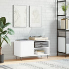 Record cabinet 85x38x48 cm treated wood white